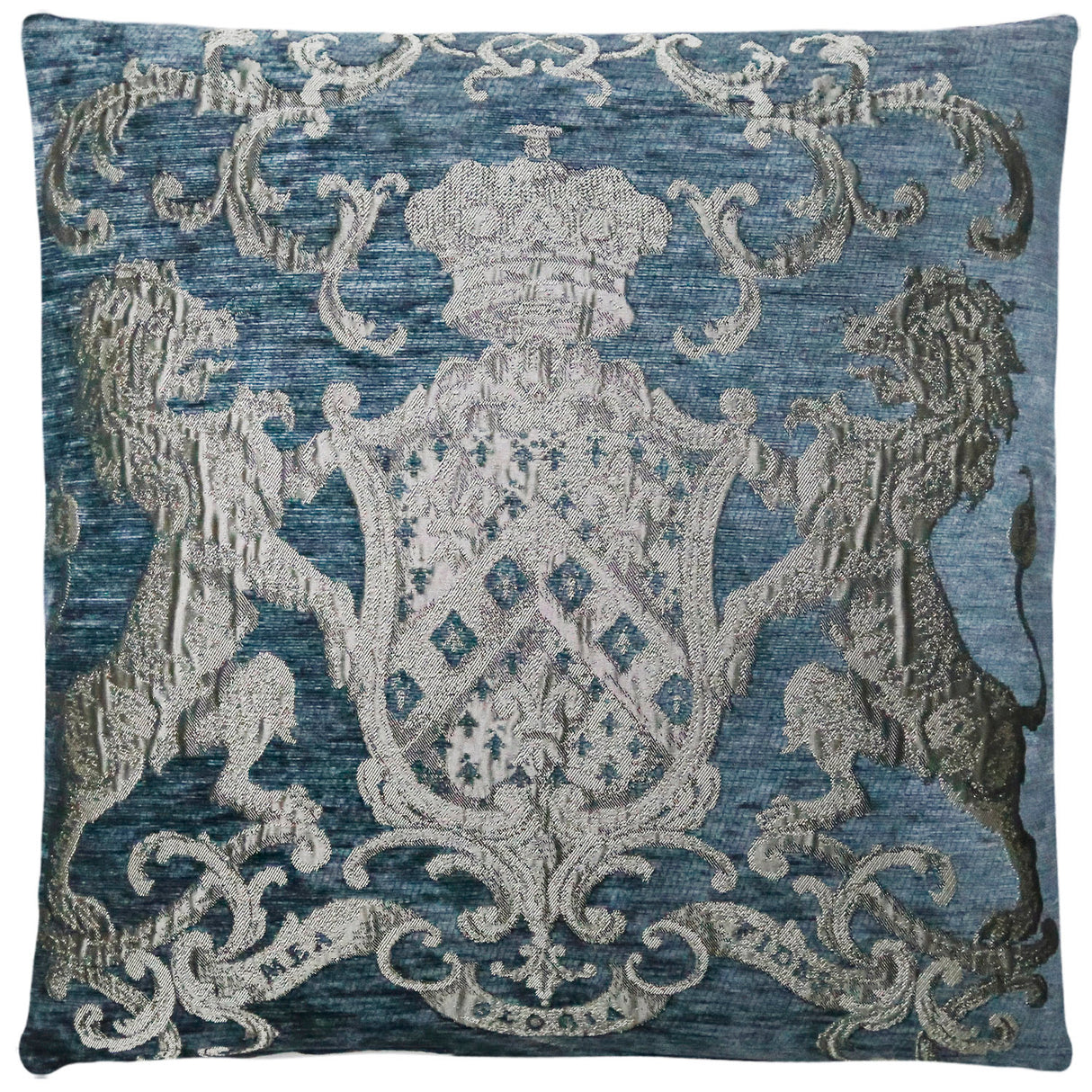 Dekokissen, Kissen, Farbe grau-silber, Größe 55 x 55 cm