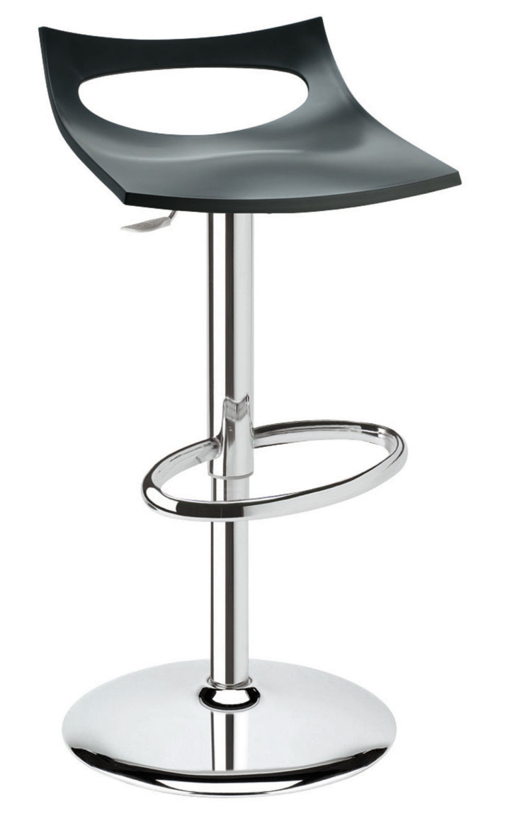 Design Barhocker, Farbe anthrazit, drehbar, Höhe verstellbar