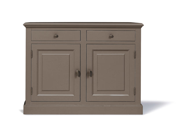 Klassische taupe, Anrichte Holz, Sideboard im Landhausstil, Breite 126 cm