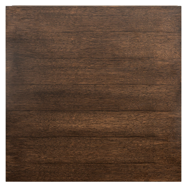 Couchtisch braun Eiche furniert, Kaffeetisch braun Eiche furniert, Couchtisch quadratisch braun, Breite 90 cm