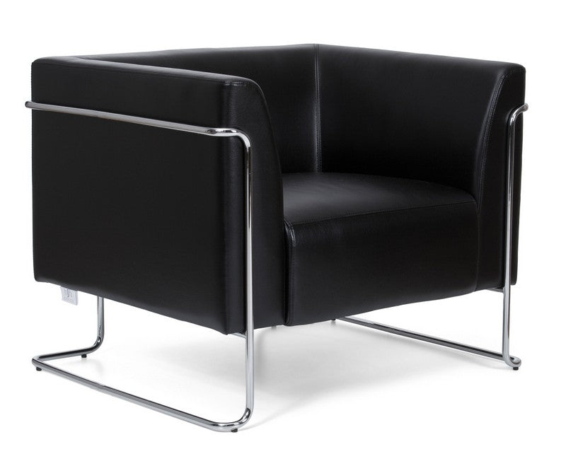 Loungesessel schwarz, Büro-Sessel schwarz