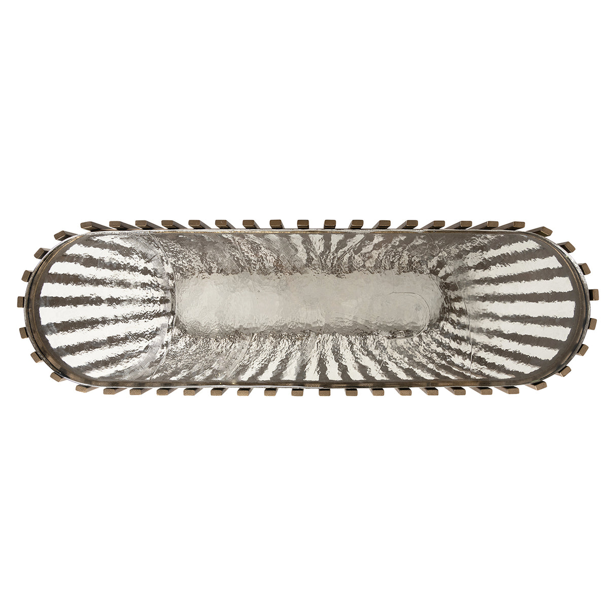 Konsole Metall Glas, Glas-Konsole Bronze-Gold, Breite 107 cm