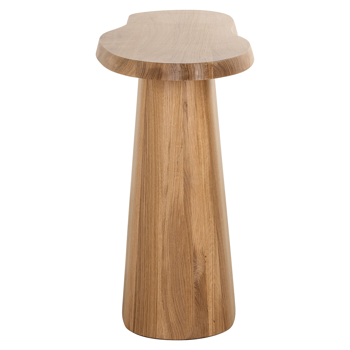 Konsole Naturholz, Holz-Konsole, Konsolentisch Holz Naturholz, Breite 140 cm