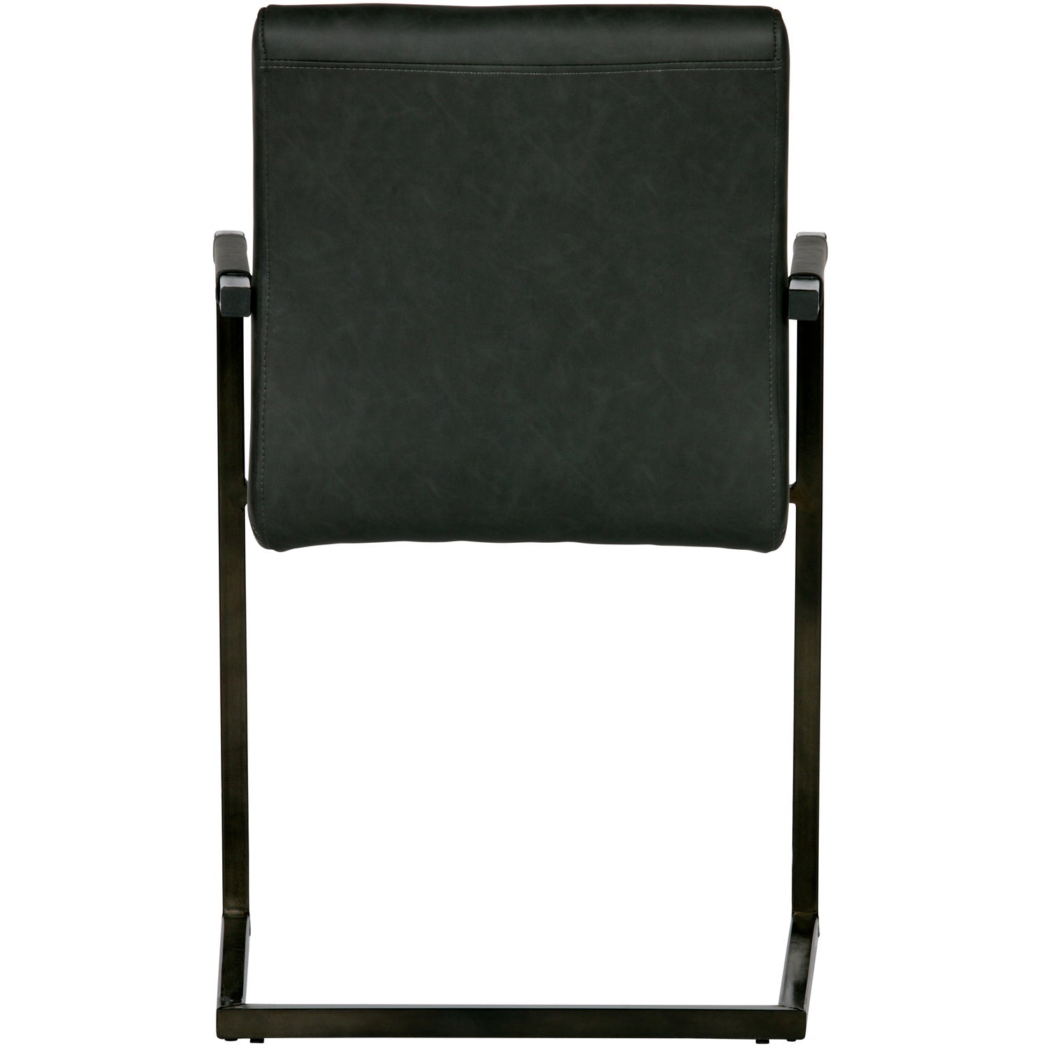 Freischwinger schwarz, Stuhl schwarz mit Armlehne