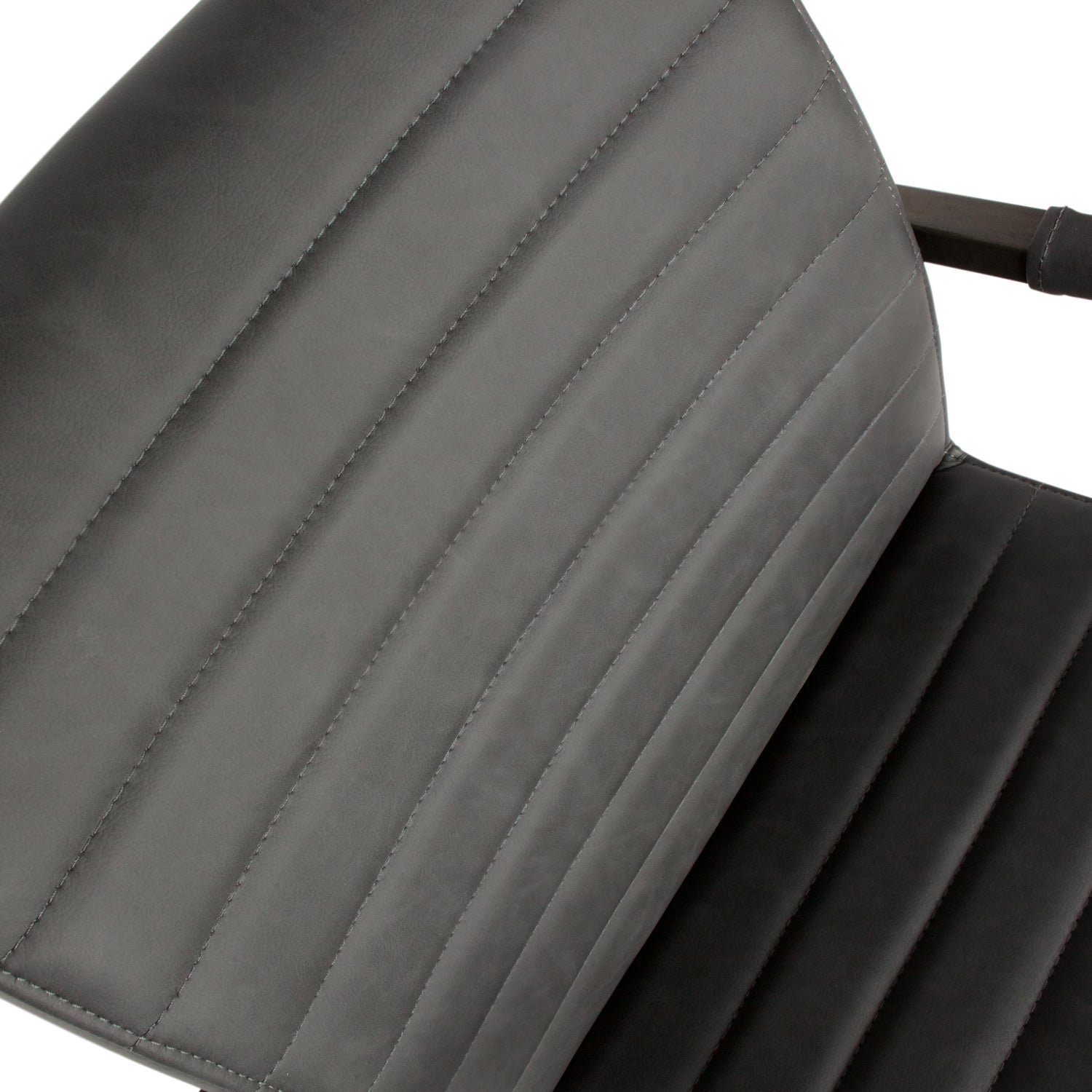 Freischwinger schwarz, Stuhl schwarz mit Armlehne