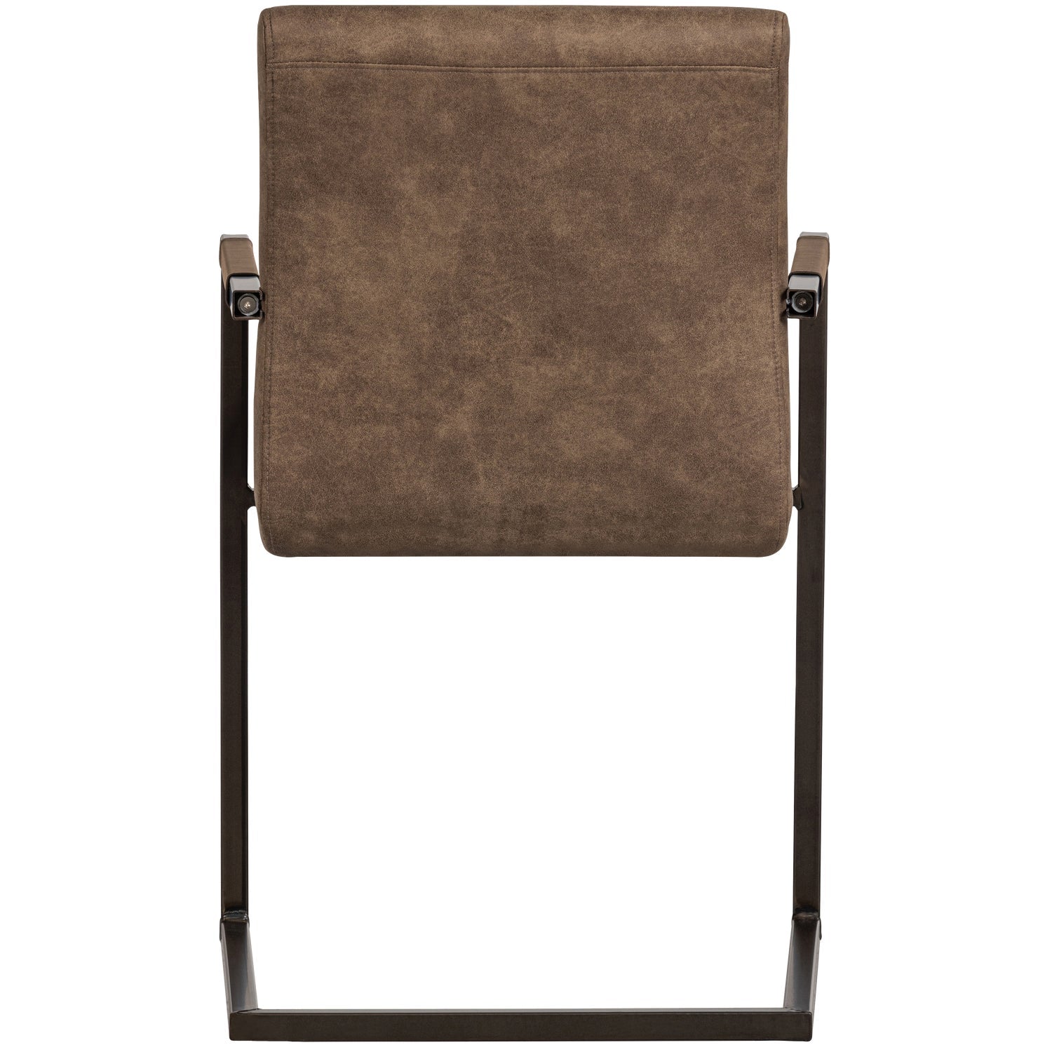 Freischwinger taupe, Stuhl taupe mit Armlehne