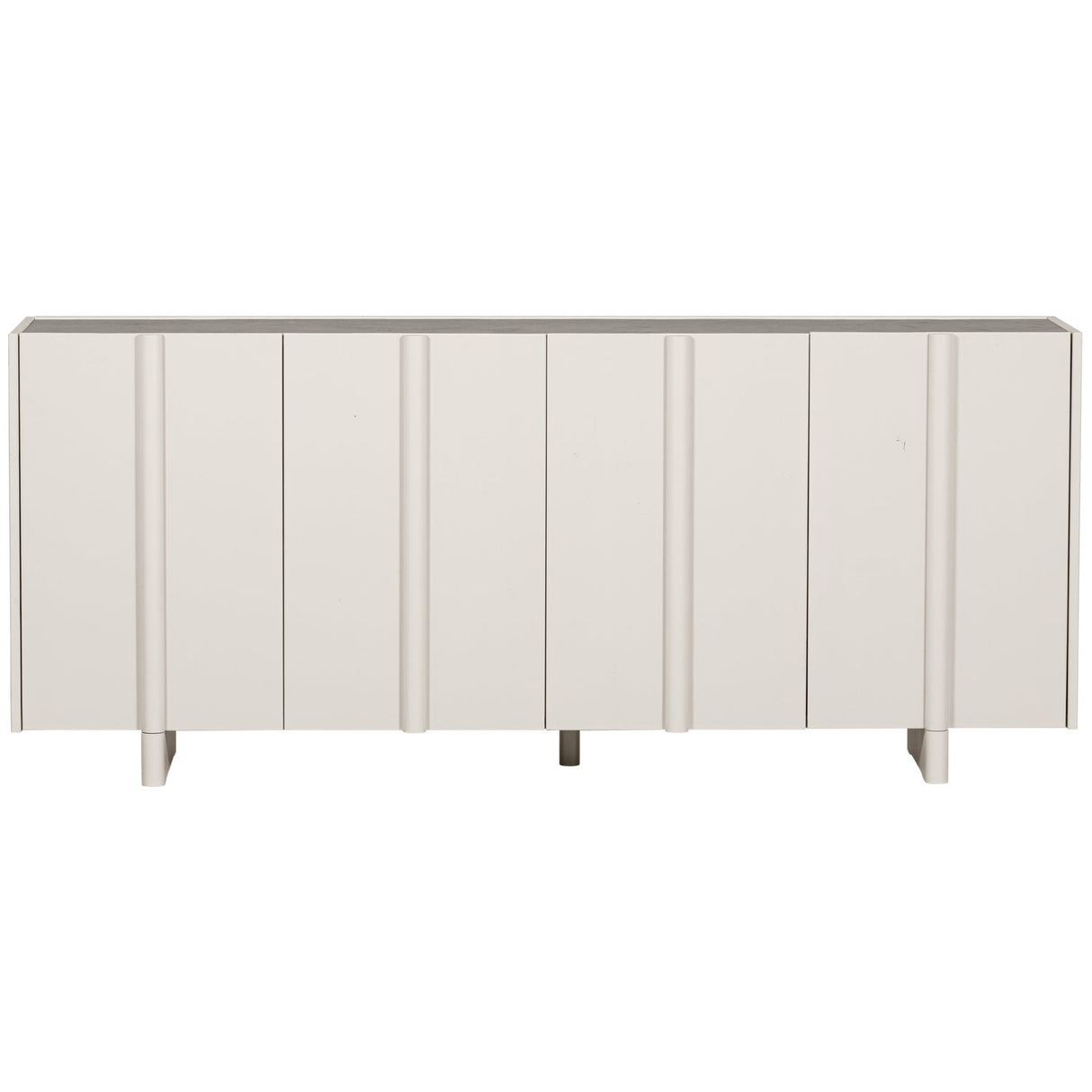 Sideboard Holz, Sideboard grau-weiß, Breite 200 cm