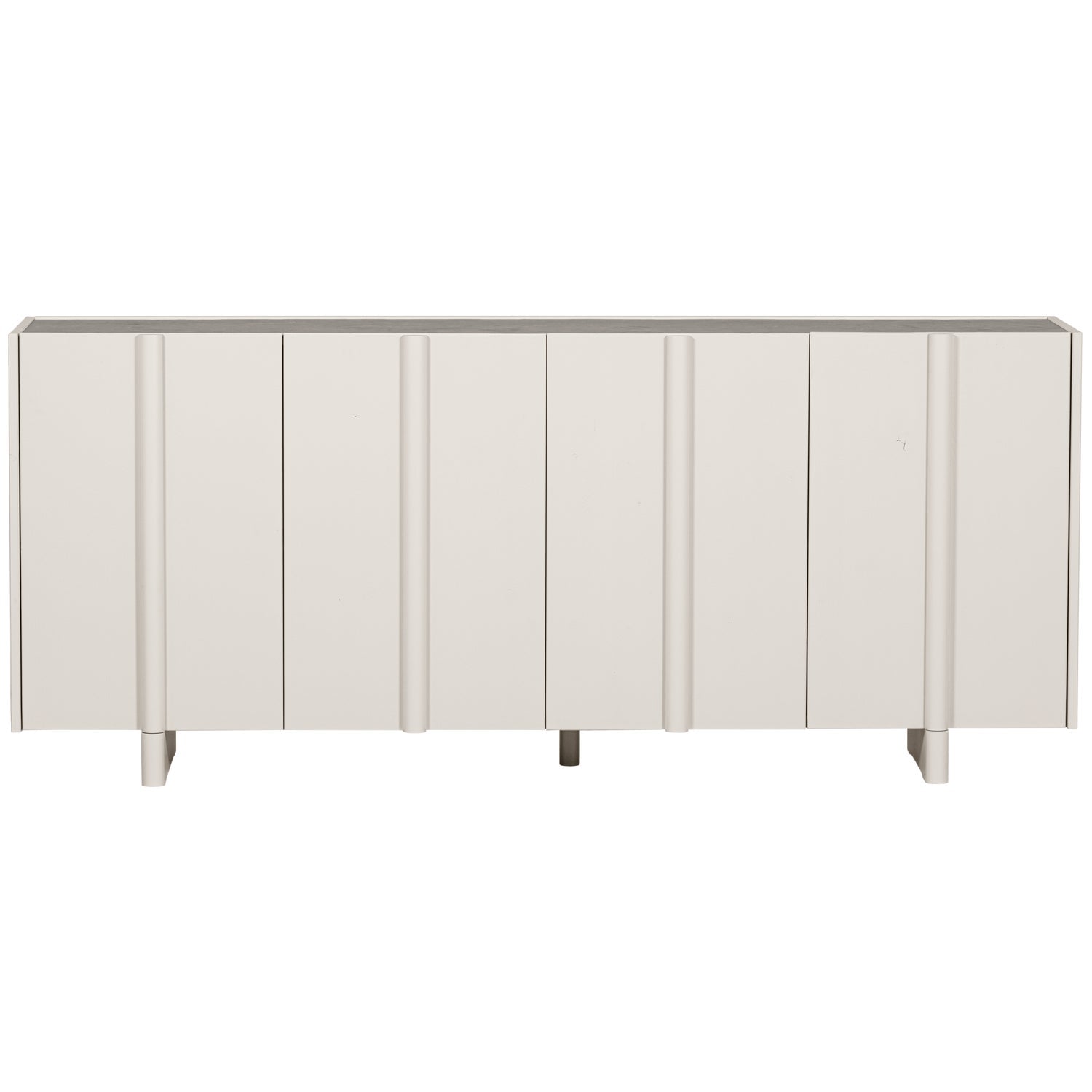 Sideboard Holz, Sideboard grau-weiß, Breite 200 cm