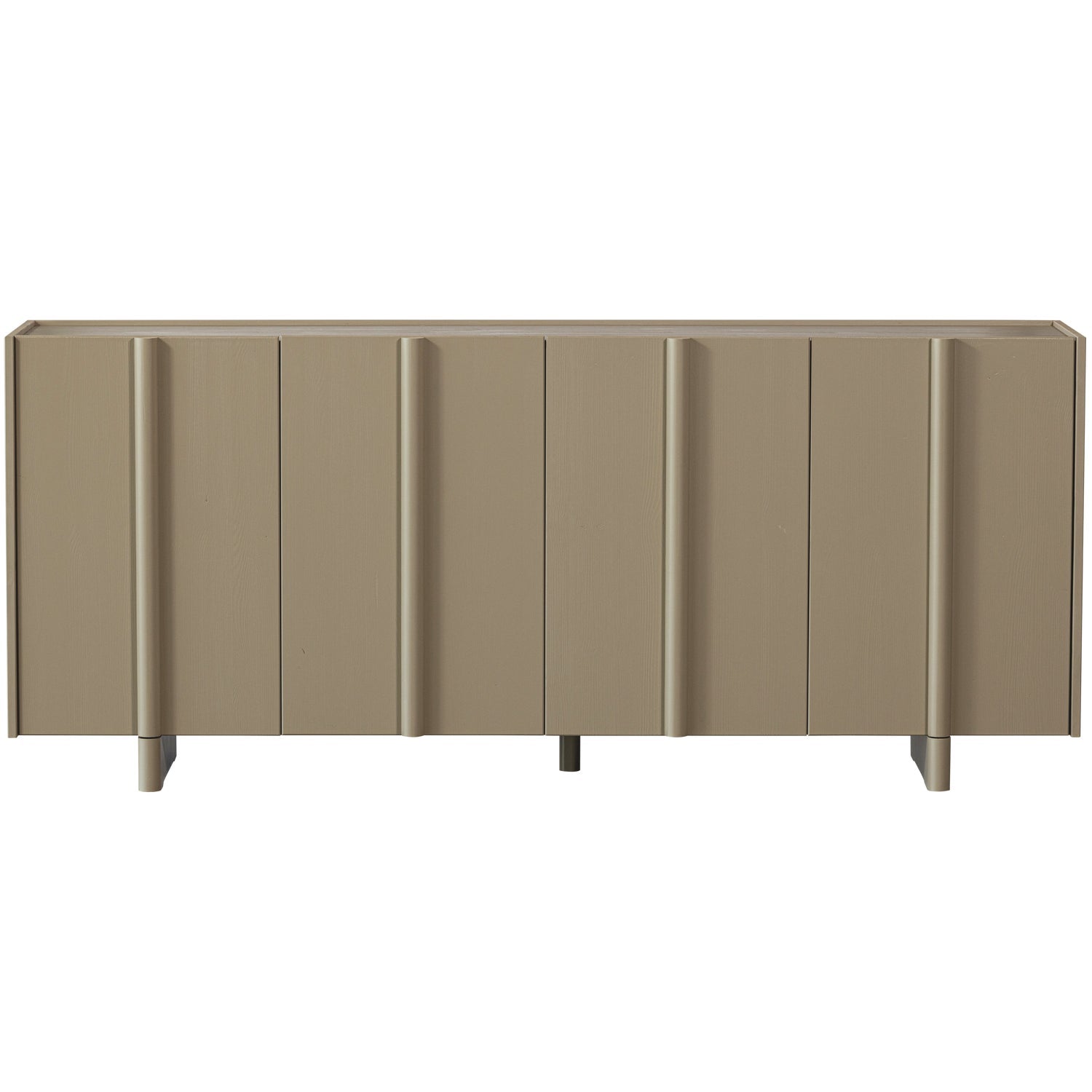 Sideboard Holz, Sideboard taupe-grau, Breite 200 cm