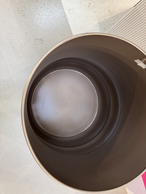 Blumentopf Metall Bronze antik, Pflanzkübel Bronze Metall, Durchmesser 39 cm