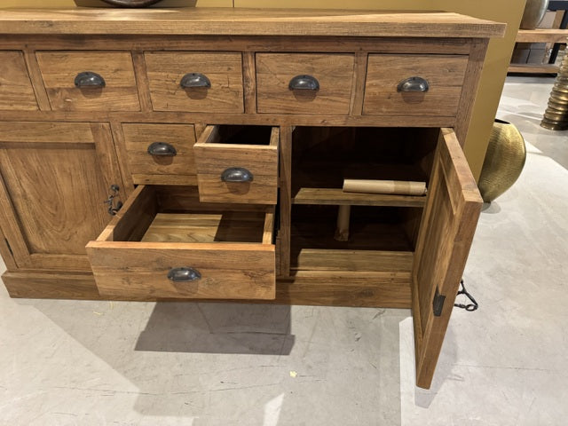 Sideboard braun Teak, Anrichte Teak, Breite 150 cm