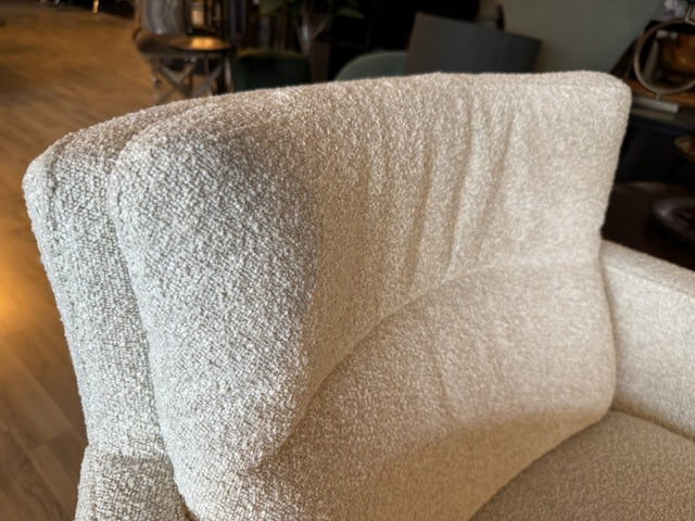 Sessel weiß-beige, drehbarer Sessel weiß