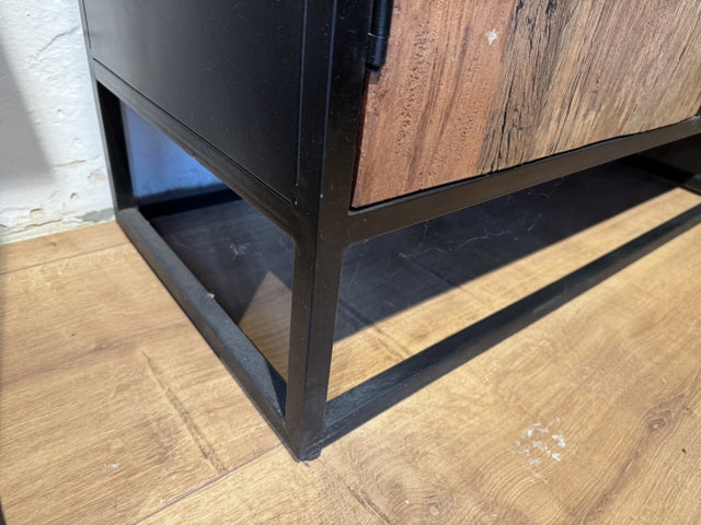 Sideboard Industriedesign, Sideboard Metall-Gestell, Schrank Industrie, Breite 180 cm