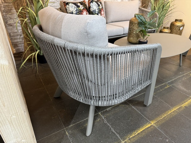 Loungeset 4-teilig anthrazit