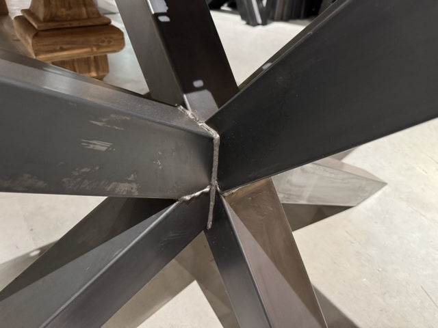 Tischbeine Spider Metall, Tischgestell Metall,  Tischfuß Metall, Breite 150 cm