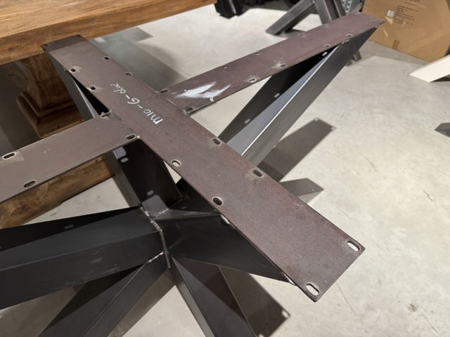 Tischbeine Spider Metall, Tischgestell Metall,  Tischfuß Metall, Breite 150 cm