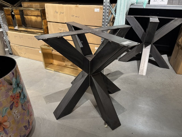 Tischbeine Spider Metall, Tischgestell Metall,  Tischfuß Metall, Maße 100x100 cm