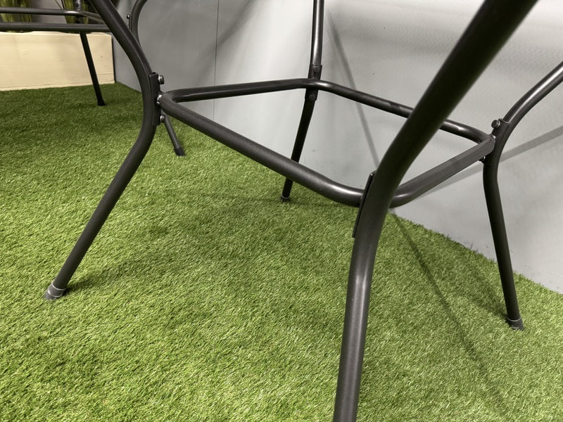 Gartentisch Metall, Metall Tisch, Metall-Gartentisch, Maße 145x90 cm