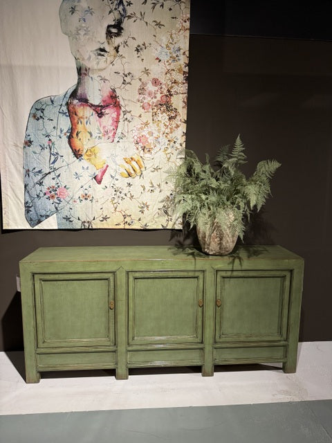 Sideboard grün, Sideboard China-Style, Breite 190 cm