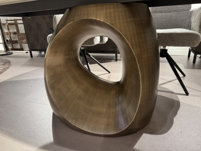 Esstisch Keramik-Tischplatte, Tisch Bronze Tischplatte Keramik, Länge 220 cm