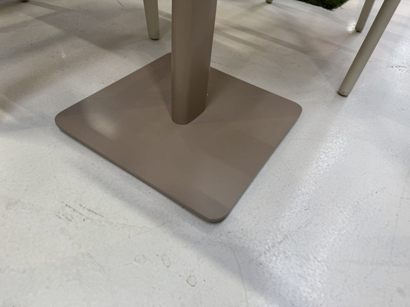 Bartisch outdoor, Garten-Bartisch beige-taupe, Höhe 105 cm