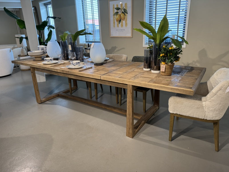 Esstisch Riviera Maison, Esstisch ausziehbar Eiche-Alt, Länge 220-340 cm