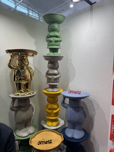 Beistelltisch Gold, Beistelltisch Kunststoff, Höhe 60 cm