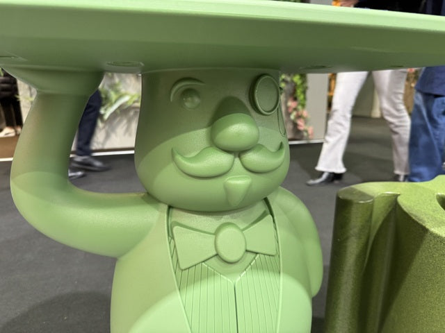 Garten-Beistelltisch grün, Beistelltisch grün Kunststoff, Höhe 68 cm