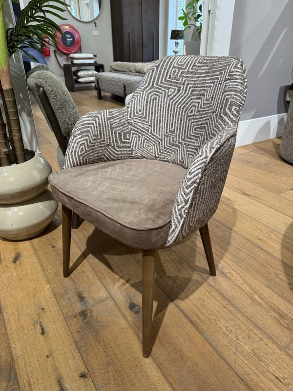 Stuhl taupe-braun