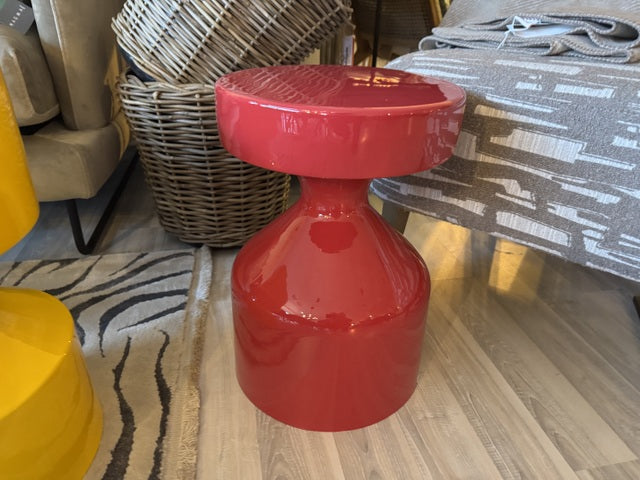 Beistelltisch lila rund, runder Beistelltisch, Durchmesser 40 cm