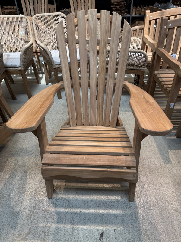 Gartensessel Teak, Gartensessel Adirondack Holz massiv