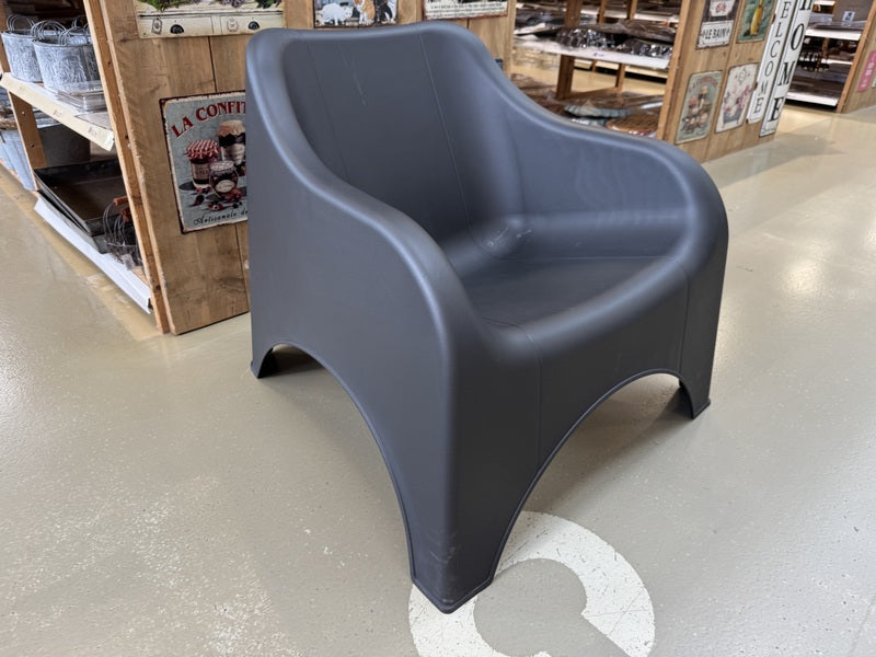Gartensessel anthrazit, Gartenlounge-Sessel