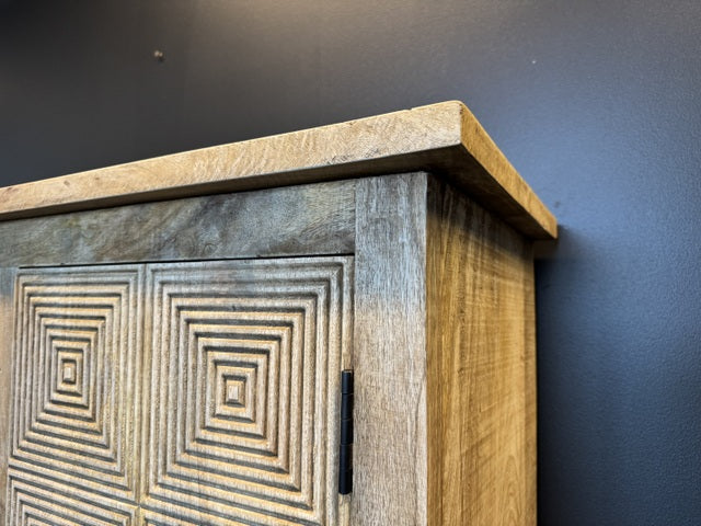 Kleiderschrank Massivholz, Schrank Holz, Breite 100 cm
