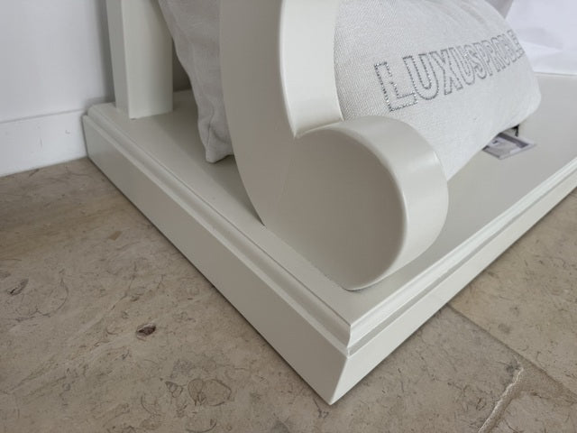 Konsole weiß Holz, Wandtisch weiß, Konsole Landhaus weiß, Breite 140 cm