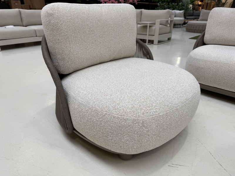 Gartensessel taupe, Breite 87 cm