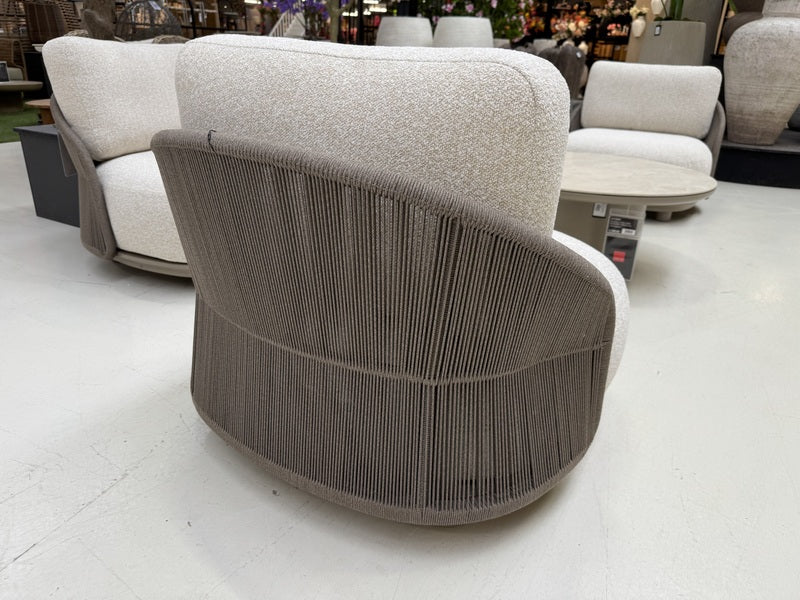 Gartensessel taupe, Breite 87 cm