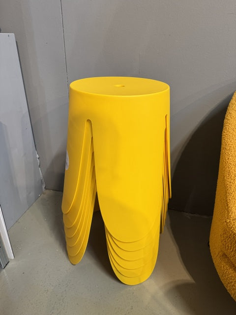 Hocker grün Kunststoff, stapelbarer Hocker grün