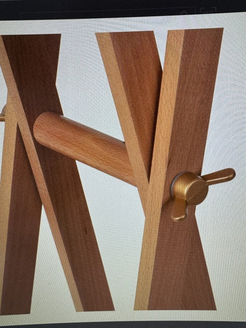 Stehlampe Naturholz, Stehleuchte schwarz mit Lampenschirm schwarz, Höhe 157 cm