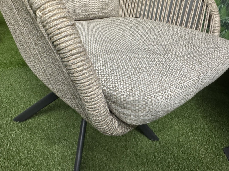 Gartenstuhl drehbar Aluminium, Gartenstuhl creme