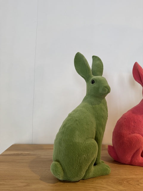 Osterhase grün, Deko-Hase grün, Höhe 50 cm