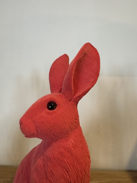 Osterhase pink, Deko-Hase pink, Höhe 50 cm