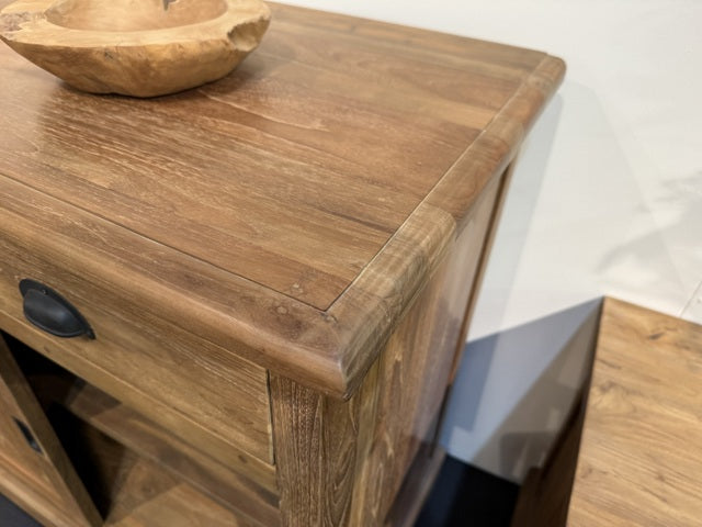 Sideboard Holz Teak, Anrichte mit Schubladen Massivholz Teak, Breite 200 cm