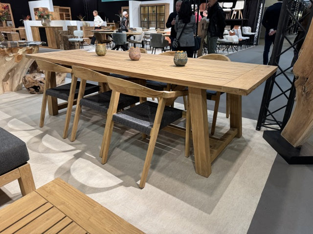 Gartentisch Teakholz, Gartentisch Holz, Länge 260 cm