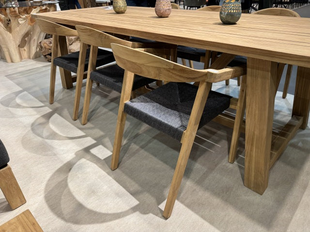 Gartentisch Teakholz, Gartentisch Holz, Länge 260 cm