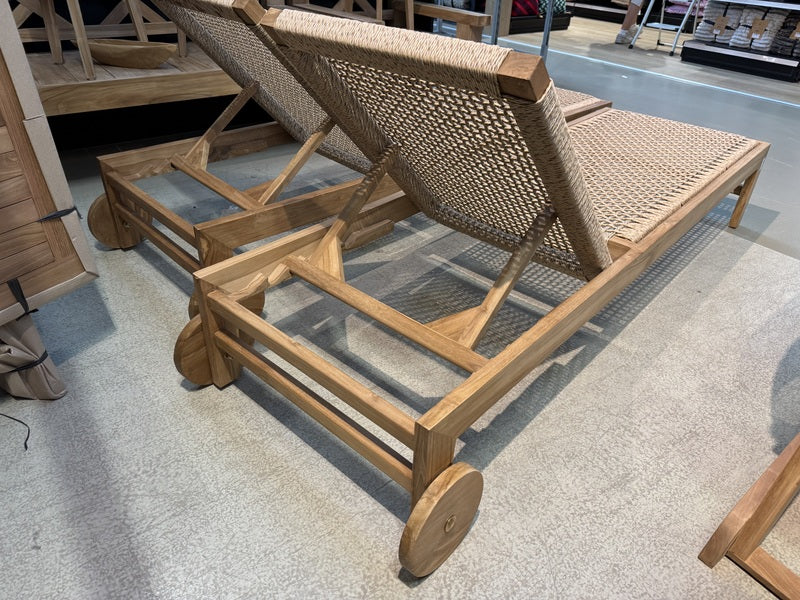 Gartenliege Teakholz, Sonnenliege Holz