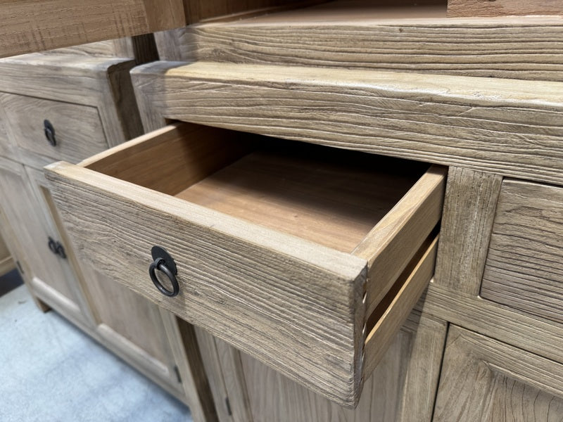 Kommode Naturholz, Schrank Altholz, Breite 55 cm