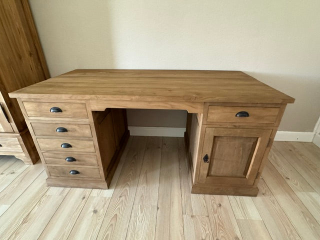 Teak Desk, Teak Table, Solid Wood Desk, 160 cm Wide