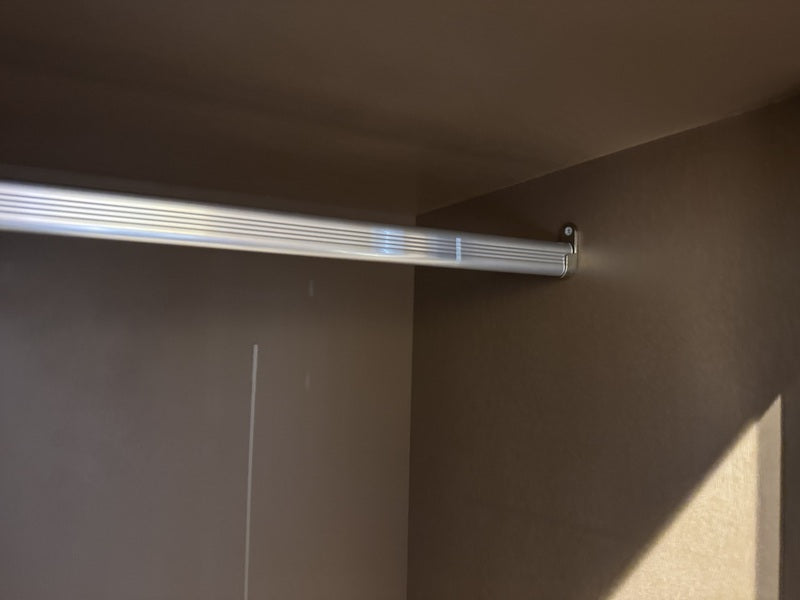 Kleiderschrank braun Eiche furniert, Schrank braun Eiche furniert, Breite 100 cm