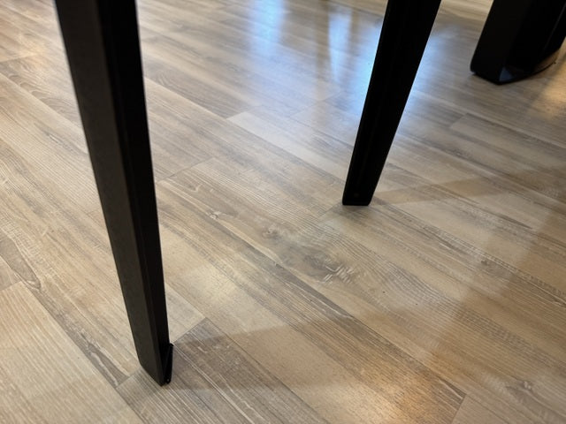 Konsole Fischgrätmuster, Konsole schwarz-braun-grau, Breite 160 cm