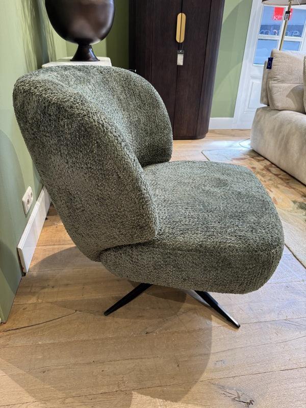 Sessel grün drehbar, grüner Sessel, Breite 73 cm